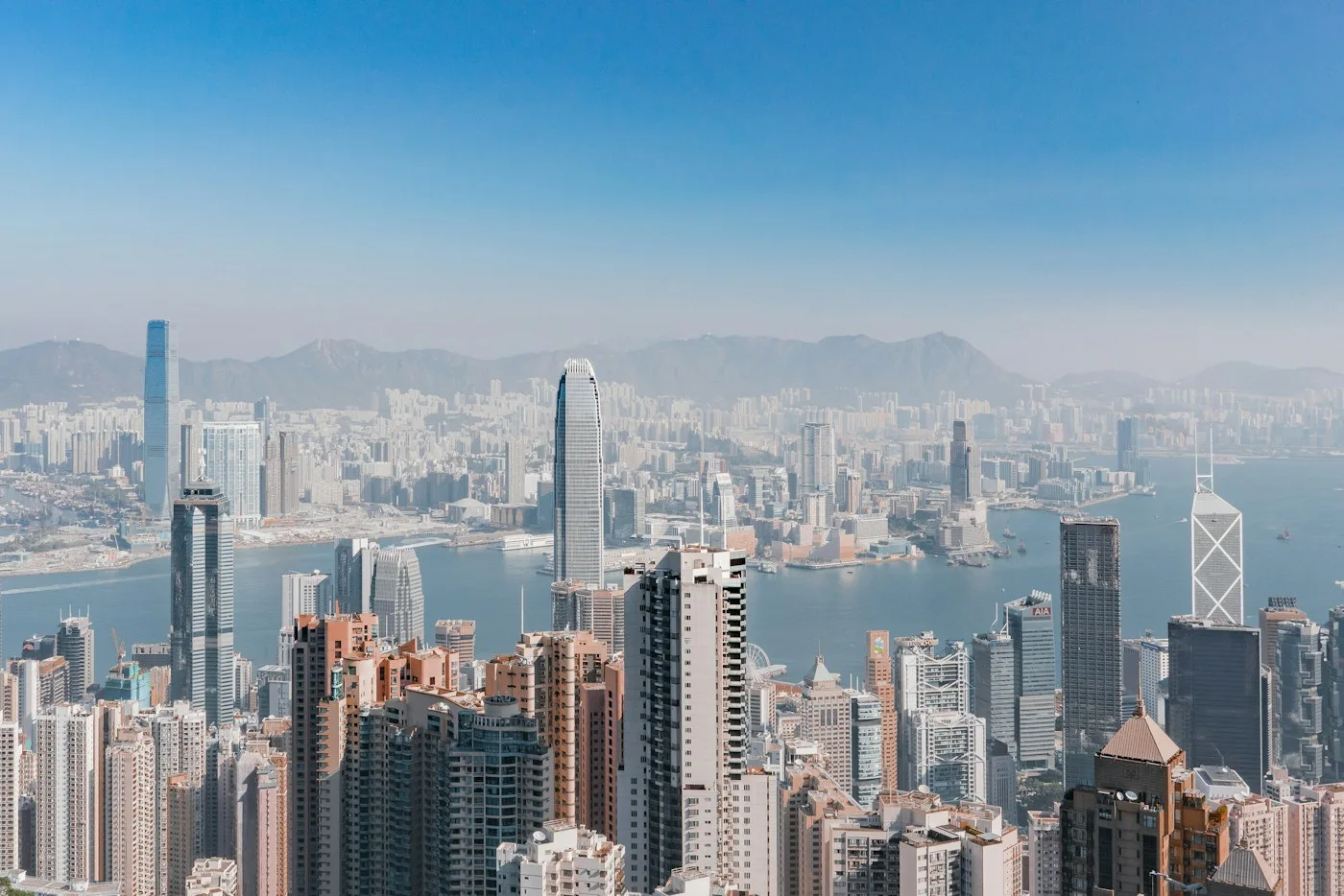 香港維多利亞港與城市景觀